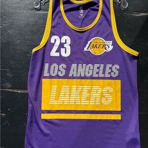 NBA Purple Fan Apparel Lebron James Jersey